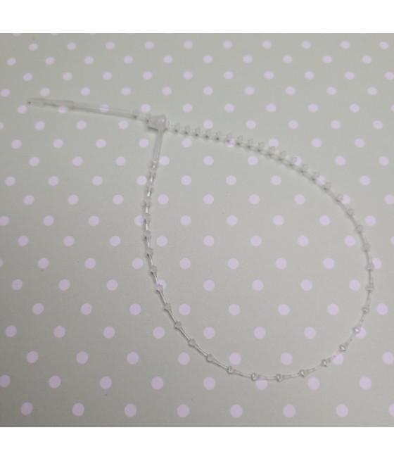 Paski zaciskowe, perełkowe, 225mm, op. 1000szt.