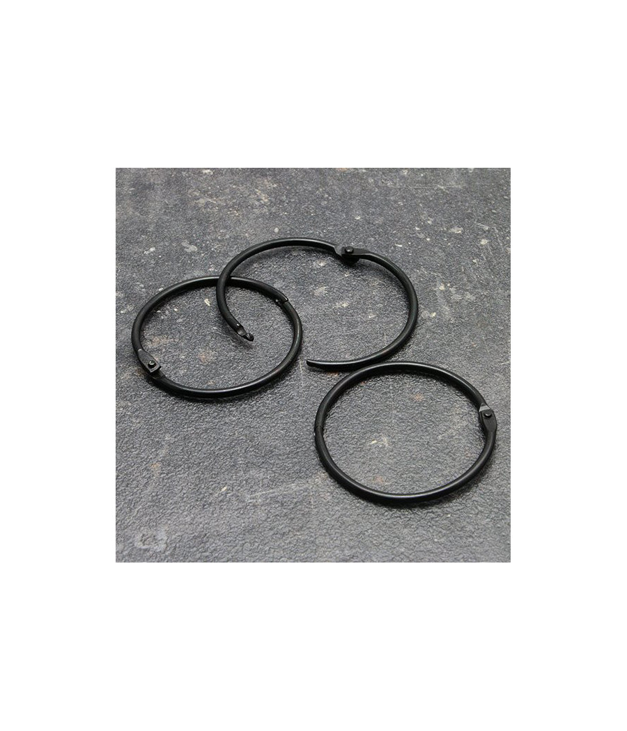 Zamykane kółka 50mm, czarne, 100szt. Zamykane kółka 50mm, czarne, 100szt.