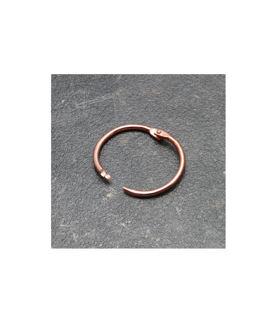 Kółeczka zamykane 32mm, kolor miedzi, 100szt.