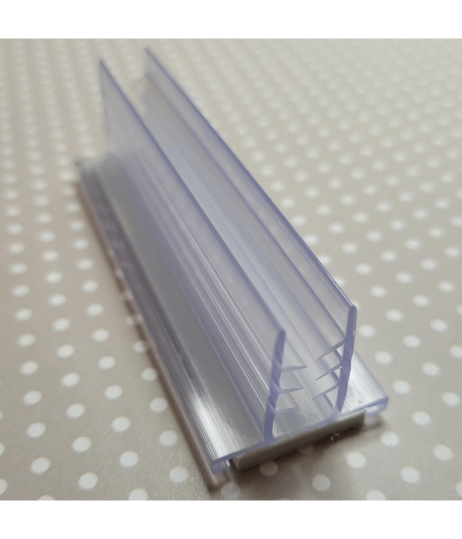 Uchwyt prostopadły, 25x75mm, na grube ulotki, 10szt.